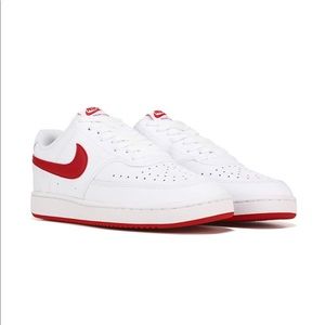 NIKE Red & White Airforces